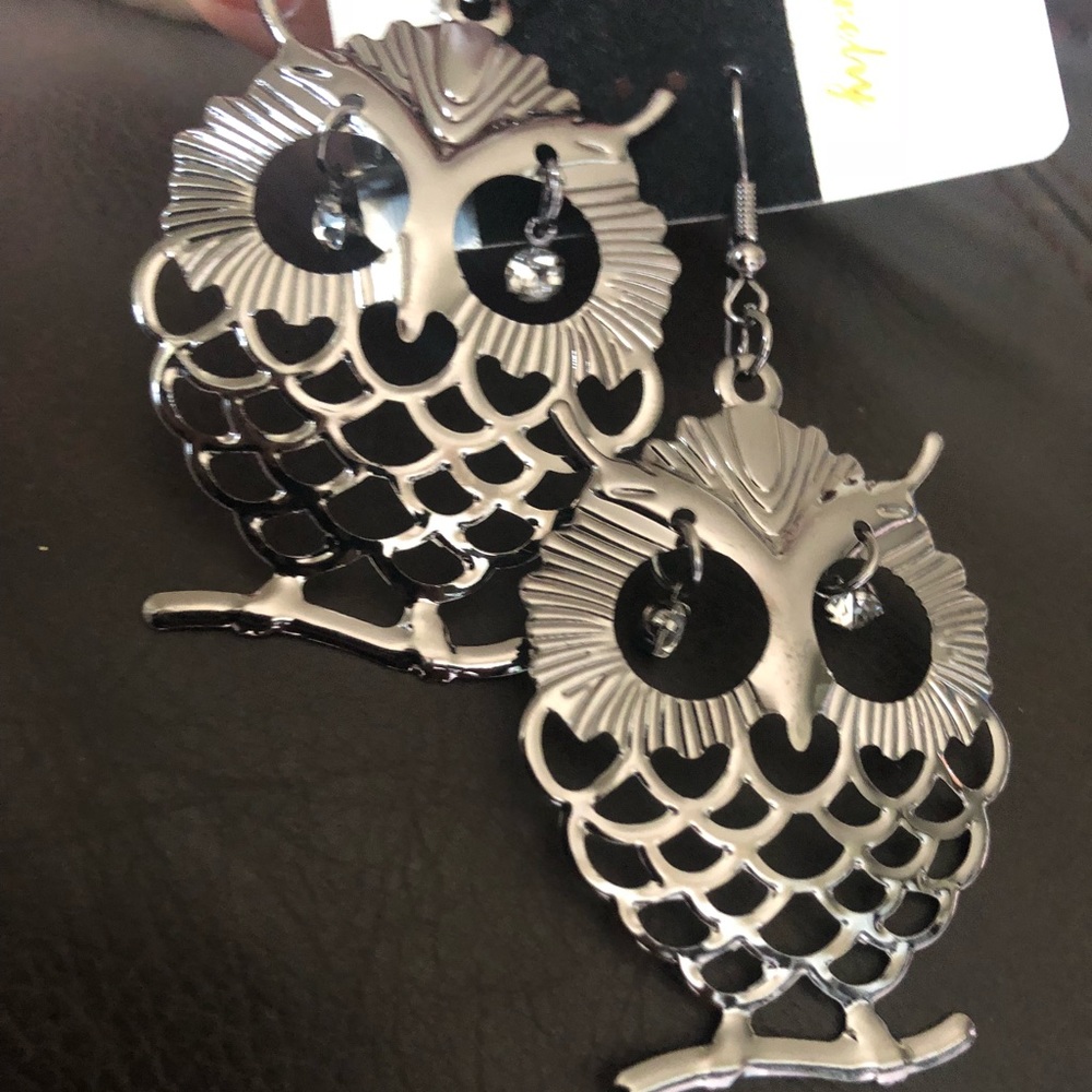 3 for $25 Owls Earrings - Picture 4 of 7